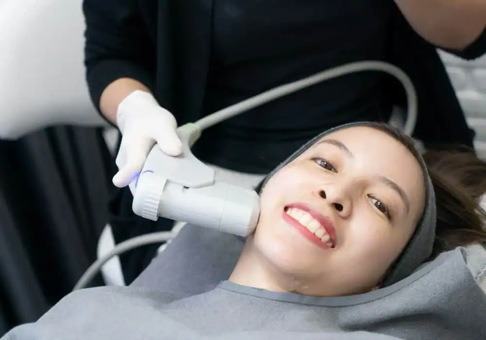 HIFU treatment Birmingham in progress