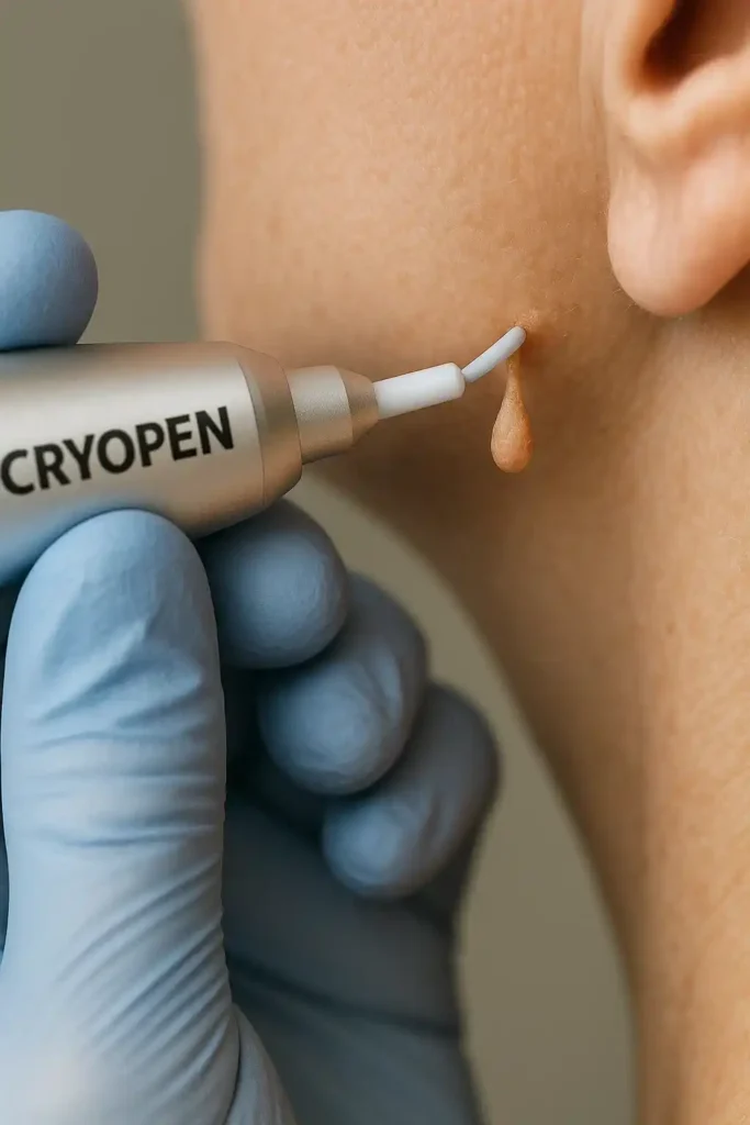 Cryopen for skin tags removal Birmingham speak to our team today!