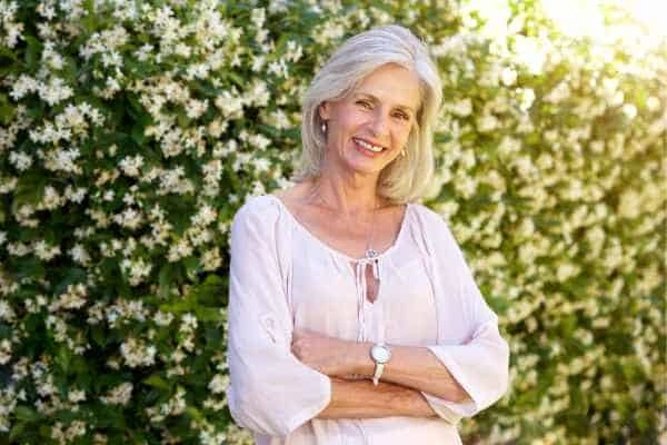 Older woman happy with urinary incontinence treatment Birmingham